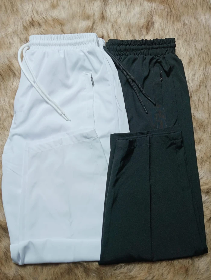 সাদা + কালো ২ পিস চায়না চায়না স্টেজ পায়জামা  স্টাইল ও আরামের নিখুঁত সমন্বয়